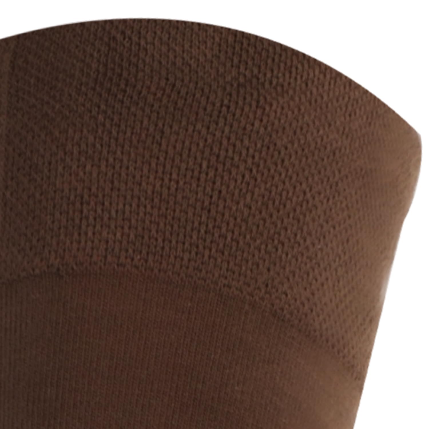 Bonjour Men's Full Length Formal Socks - Brown, Free Size - Image 2