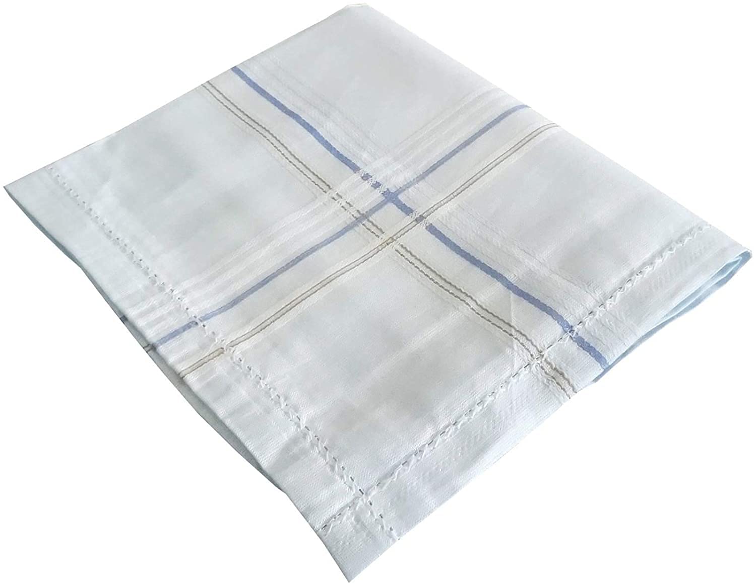 Kuber Industries 100% Cotton Premium Collection Handkerchiefs Hanky for Men, Set of 3 (Lite Colour) - Image 5