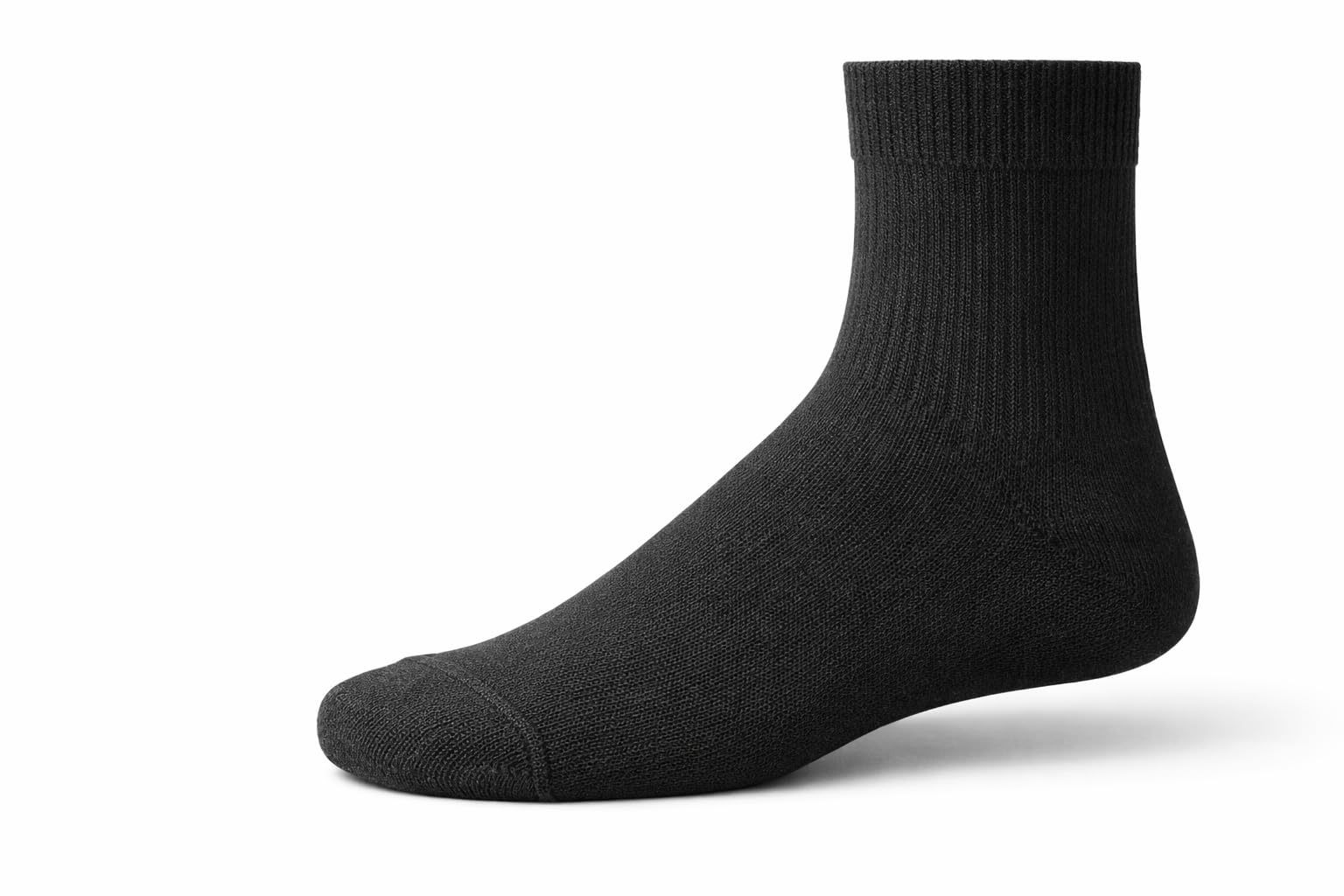 Men’s Cotton Socks | Soft Breathable Everyday Wear Socks for Office Casual & Daily Use | Multiple Colors & Pack Options (Black Pack of 3) - Image 6