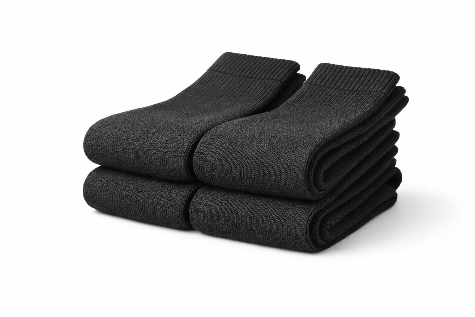 Men’s Cotton Socks | Soft Breathable Everyday Wear Socks for Office Casual & Daily Use | Multiple Colors & Pack Options (Black Pack of 3) - Image 5