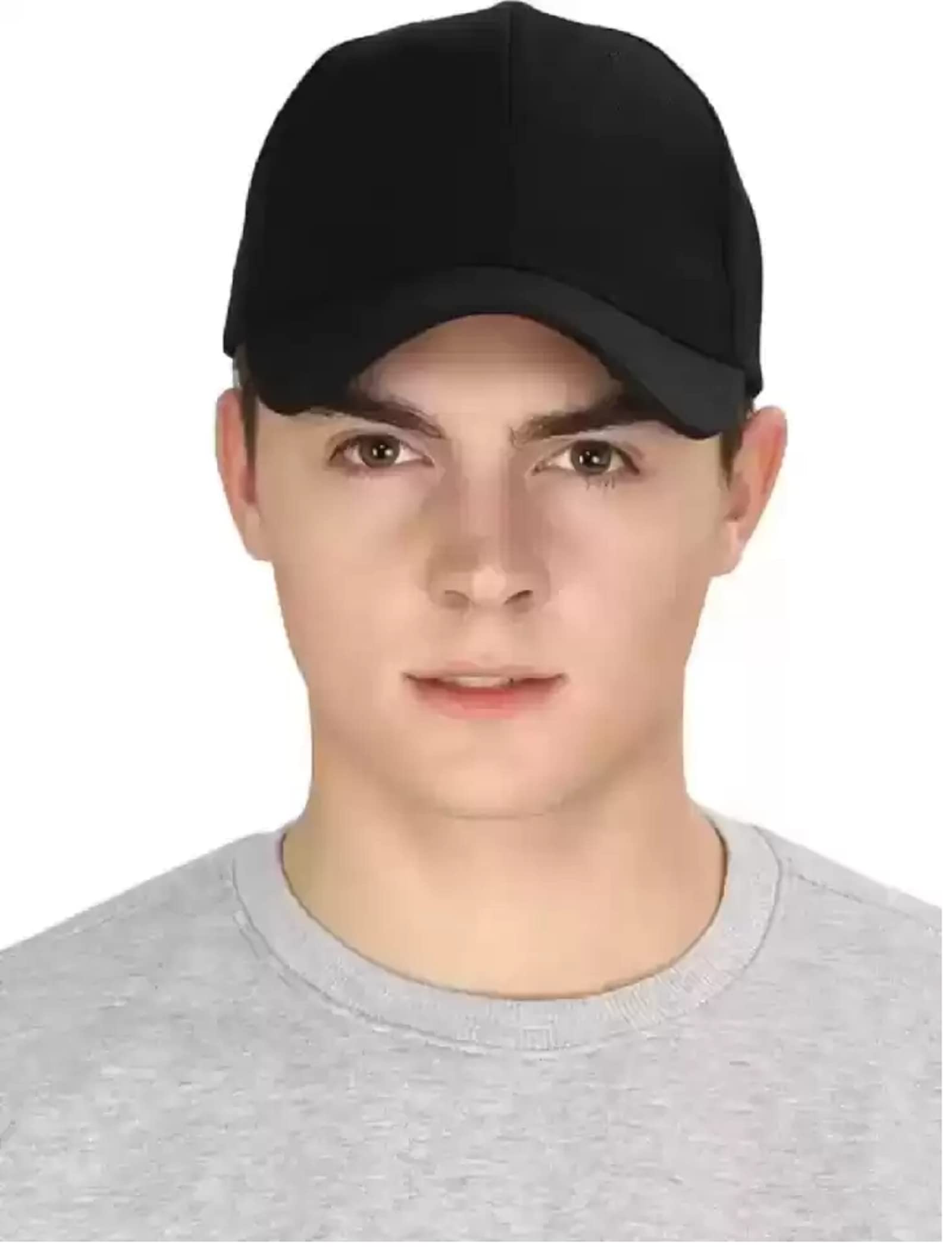 SELLORIA Stylish Cotton Baseball Adjustable Cap For Men/Women (Cap No 1), Black - Image 3