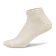 Nivia Breathe Up Training Socks for Men, Ankle Length Sports Socks with Breathable Mesh Panels, Moisture-Wicking & Stretchable Fabric, Ideal for Gym, Running, Cycling & Training Sessions (Off-White)