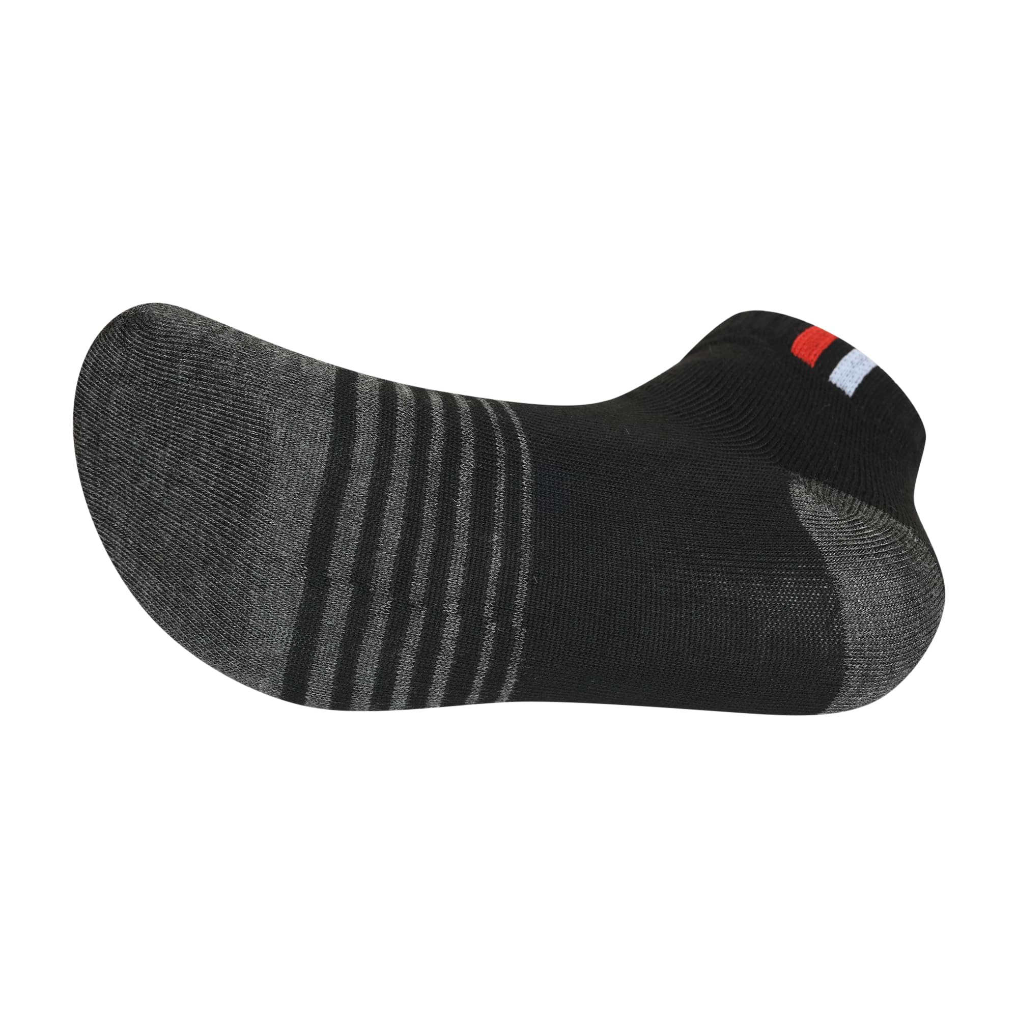 SJeware Polyester 5 Pairs Stripped Ankle Length Socks for Men & Women, Multicolor, Pack of 5, Free Size - Image 2