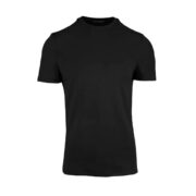 Robert Barakett Georgia Short Sleeve Crew Neck Pima Cotton Men's T Shirt, Black, Large