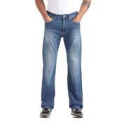 Bruce Relax Bootcut Fit Whiskered Jeans (FMJEN2431_Blue)