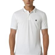 Van Heusen Men's Regular Fit Polo T-Shirt (VSKP517S011409_White L)