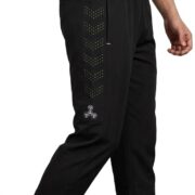 Prince Sports Men’s Chevron Pattern Track Pant | Sports, Gym & Casual Wear Lower for Men (in, Alpha, M, Standard, Black)