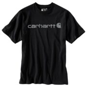 Carhartt Men's Dearborn Loose Logo T-Shirt, Black/Gray, X-Large