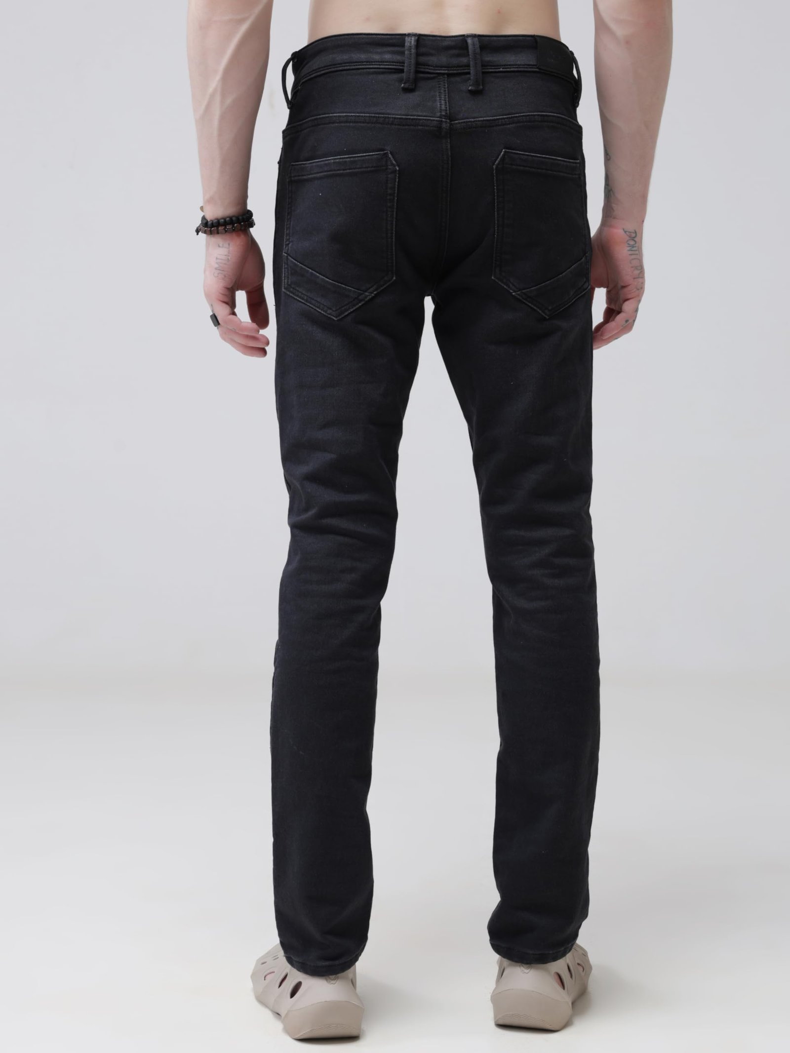 TURMS Men's Travel Edition Jeans, Odor Control, Mid Rise Traveler Comfort Denim, Stretchable & Breathable, Cotton Rich Fabric - Image 3