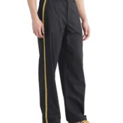 RARE RABBIT Men's Newnon Black Cotton Plain Baggy Fit Track Pant