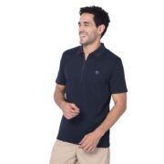 Timberland Men Regular Fit Short Sleeve Polo T-Shirt Dark Sapphire