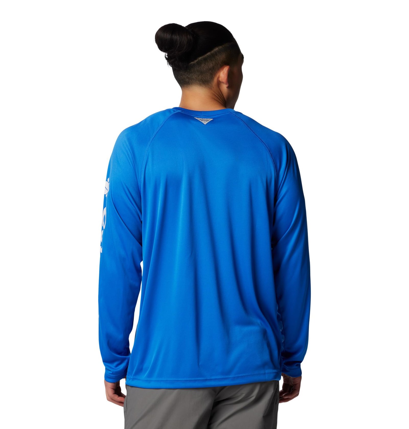 Columbia Mens Terminal Tackle Long Sleeve T-Shirt, Vivid Blue Assorted - Image 2