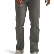 Wrangler Authentics Men's Classic 5-Pocket Relaxed Fit Flex Jean, Gargoyle, 34W x 30L