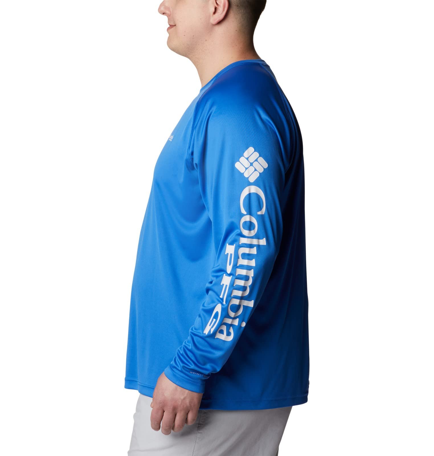 Columbia Mens Terminal Tackle Long Sleeve T-Shirt, Vivid Blue Assorted - Image 8