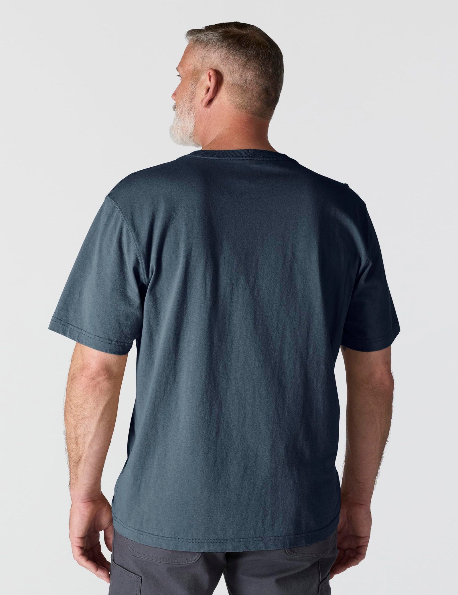 Carhartt Men's Iconic K87 Pocket T-Shirt, Bluestone, Large Tall - Image 3