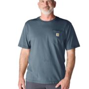 Carhartt Men's Iconic K87 Pocket T-Shirt, Bluestone, Large Tall