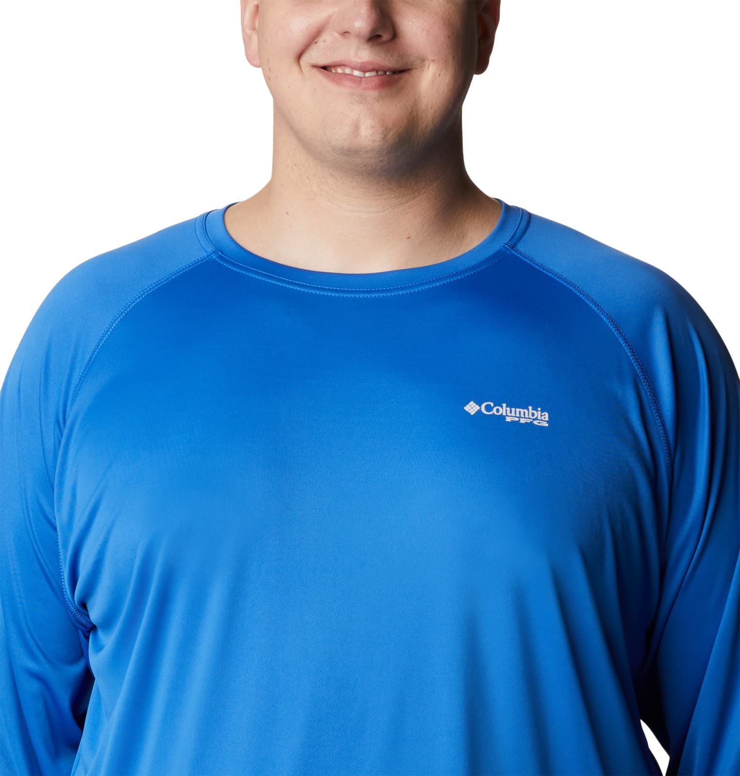Columbia Mens Terminal Tackle Long Sleeve T-Shirt, Vivid Blue Assorted - Image 9