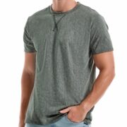 KLIEGOU Men's T-Shirts - Premium Cotton Crew Neck Tees S - 3XL, 2166 Dark Grey, Medium