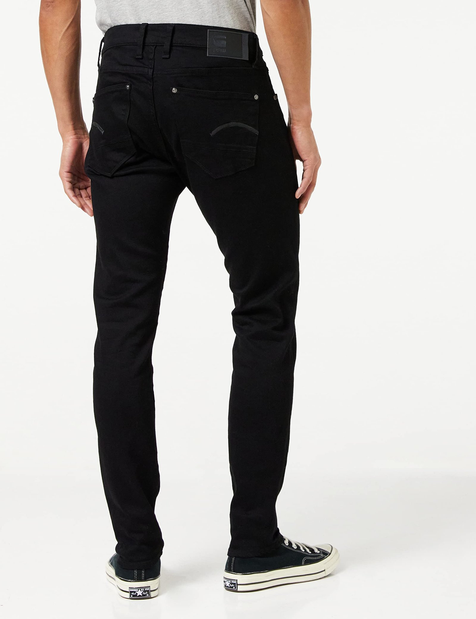 G-Star Raw Men's Revend Skinny Fit Jeans, Pitch Black, 28W x 30L - Image 2