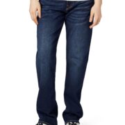 True Religion Men's Ricky Flap 34 Inseam, Dark Wash Muddy Waters