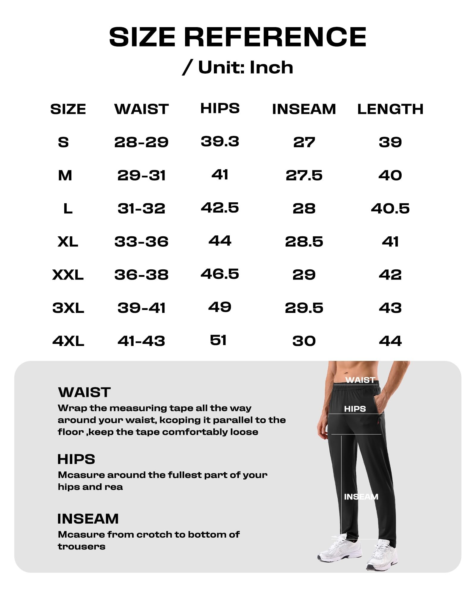 MSGD 5 Pack Men's Sweatpants with Zipper Pockets Stretch Lightweight Athletic Track Activewear Pants for Men Joggers, 5 Pack-black/Dark Grey/Light Grey/Navy/Army Green, Large - Image 6