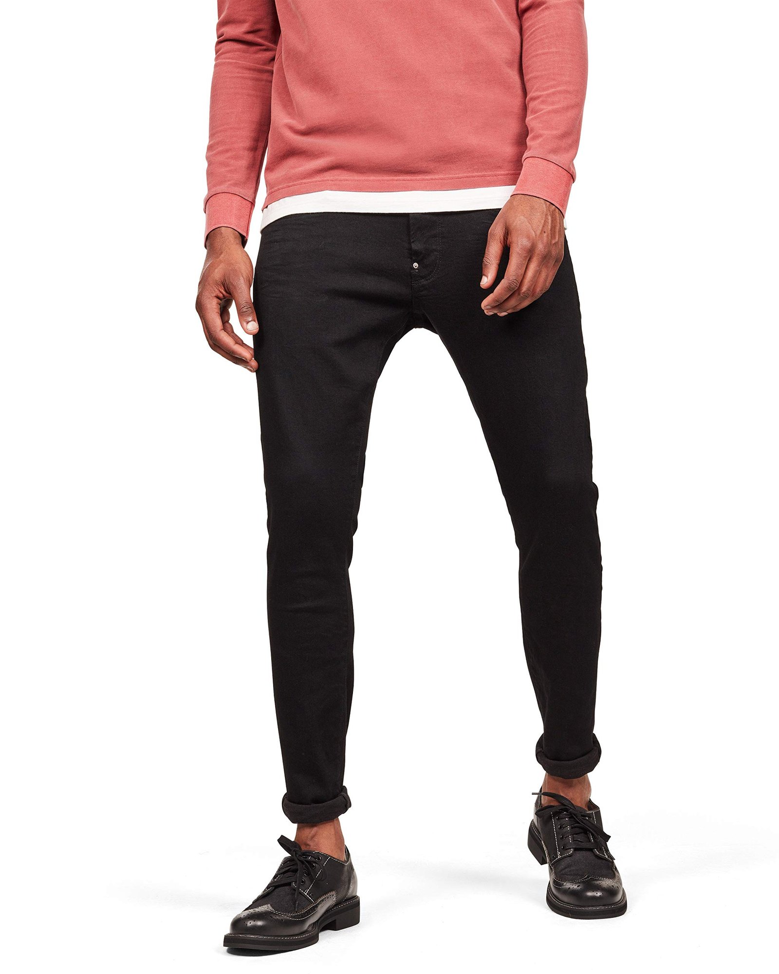 G-Star Raw Men's Revend Skinny Fit Jeans, Pitch Black, 28W x 30L