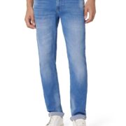 Spykar Men's Ricardo Comfort Fit Mid-Rise Mid Rise Jeans Light Blue
