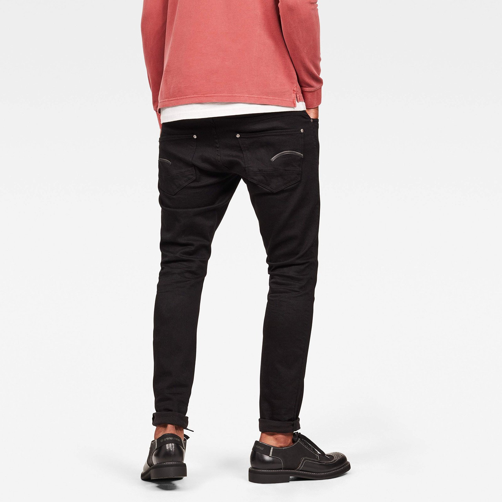 G-Star Raw Men's Revend Skinny Fit Jeans, Pitch Black, 28W x 30L - Image 3