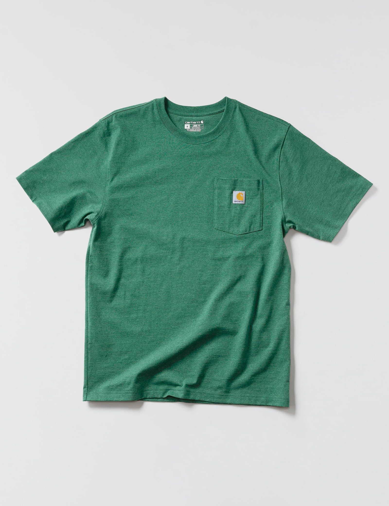 Carhartt Men's K87 Workwear Short Sleeve T-Shirt (Regular and Big & Tall Sizes), North Woods Heather - Image 6