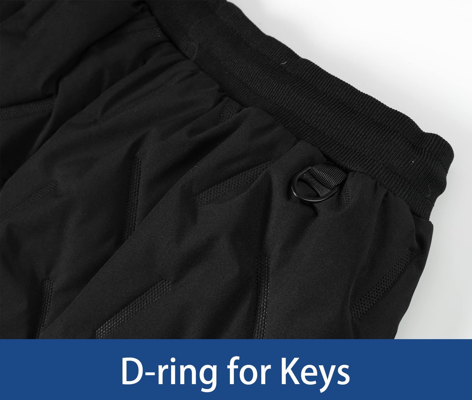 Nopuper Mens Winter Warm Sweatpants Fleece Sherpa Lined Track Pants Active Thermal Joggers with Zipper Pockets, Black - Open Bottom, Large - Image 8