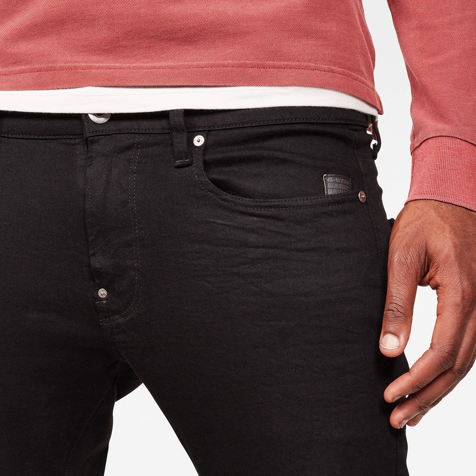 G-Star Raw Men's Revend Skinny Fit Jeans, Pitch Black, 28W x 30L - Image 7